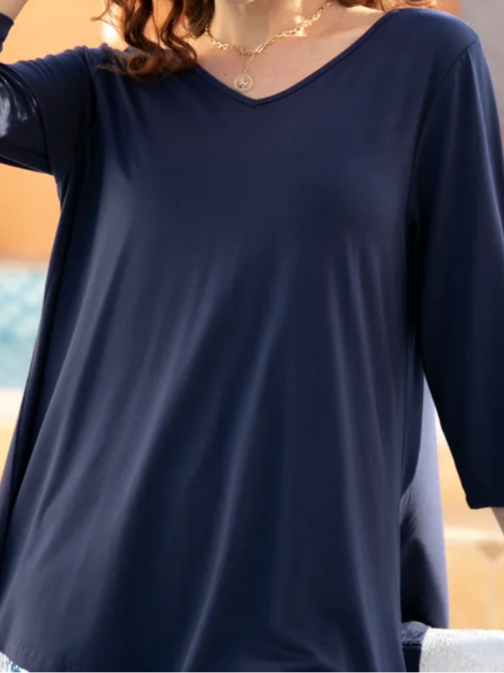 Olsen 3/4 Sleeve Top